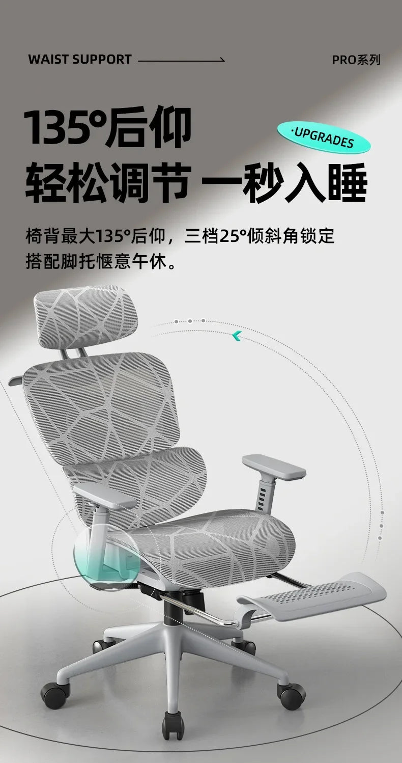 Computer Chairs Ergonomic Back Support Office Chair Computer Chair Wheels Adjustable Cadeira Gamer Gaming Relaxing Chairs