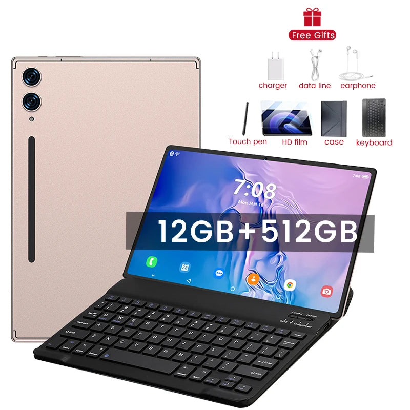 NEW Xioami Tablet Pad 9 Pro Android 15 22GB+2TB 10.1 inch Tablet PC 5G Dual SIM Card Global Version Tab 10000mAh Google Tablette