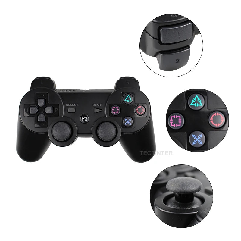 Controller Support Bluetooth For SONY PS3 Wireless Gamepad for Play Station 3 Joystick Console For PS3 Controle For PC