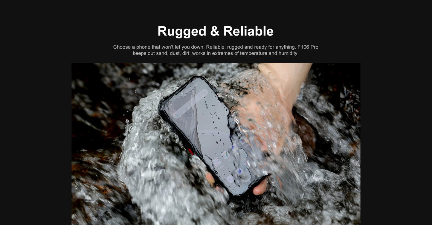 [World Premeire] FOSSiBOT F106 PRO Rugged Smartphone 15GB+256GB MTK G85 Android 14 12000mAh Cellphone Mobile phoneS 6.58”FHD+30W