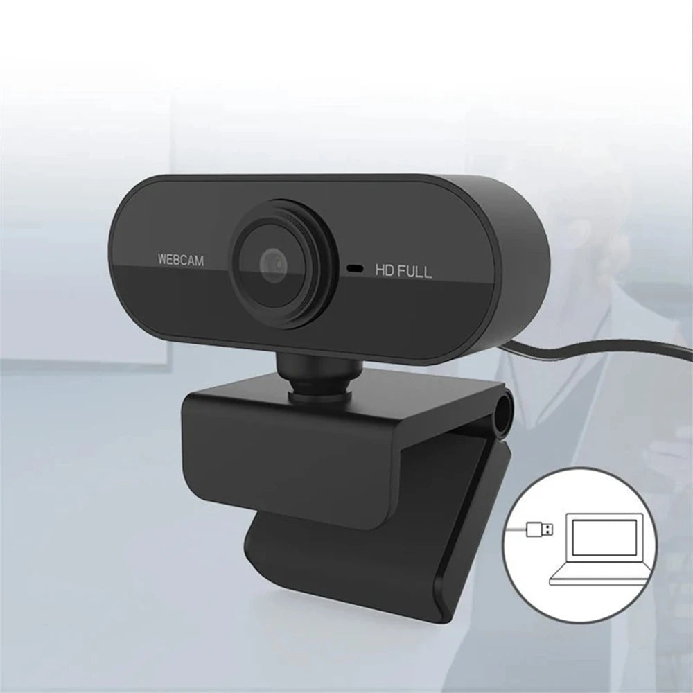 2K 1080P 720P 480P HD Webcam For Desktop Laptop Computer Mini USB Web Camera With Microphones Web Cam Cover For YouTube Skype