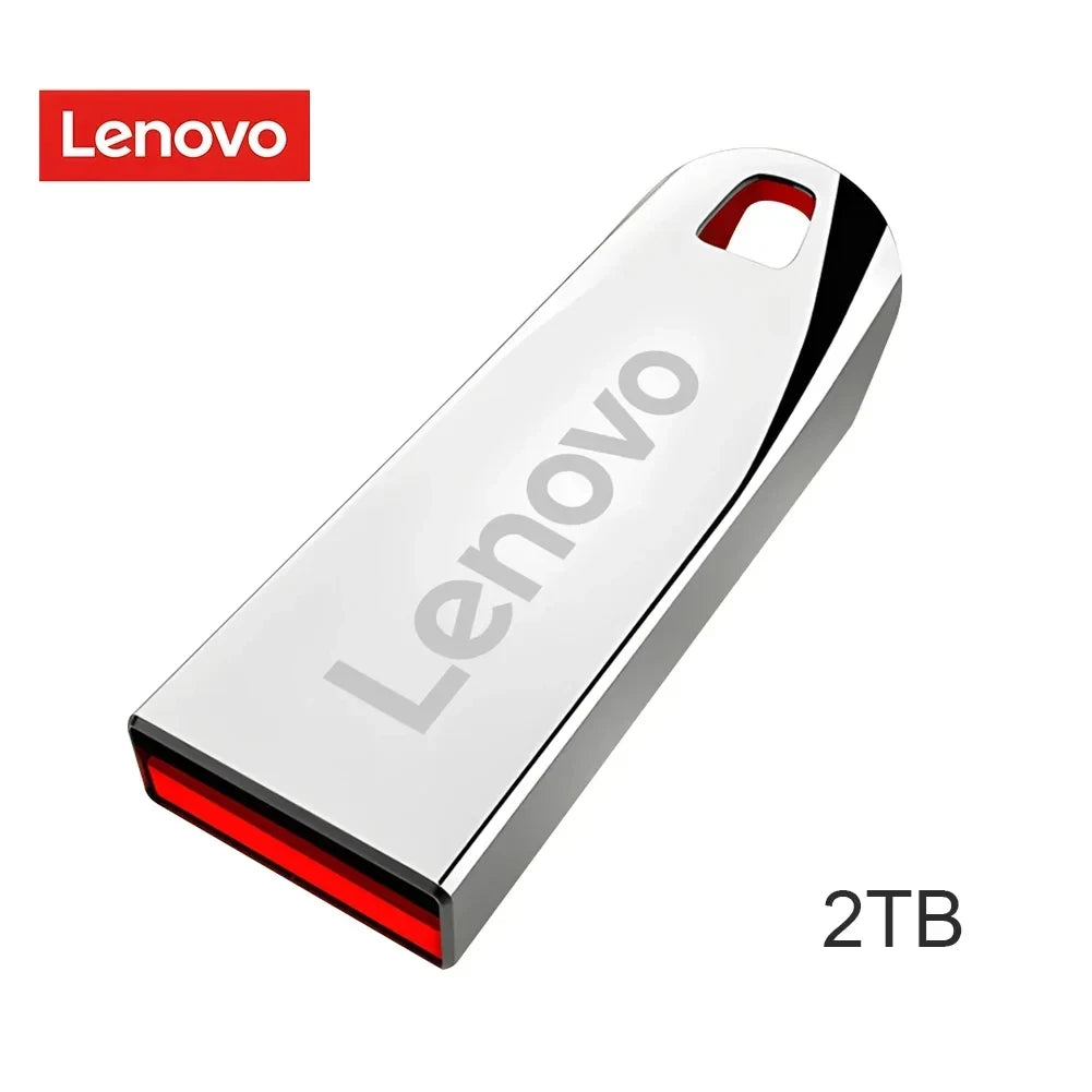 Lenovo 2TB USB 3.0 Metal Flash Drives High Speed Pendrive 1TB 512GB 256GB Portable Usb Drive Waterproof Memoria Usb Flash Disk