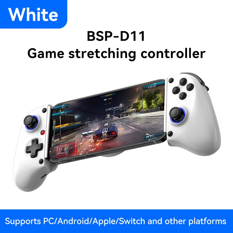 BSP-D11 Stretching Wireless Game Controller For SWITCH/Android/Apple IOS Tablet For PS3/PS4/XBOX Gamepad Streaming