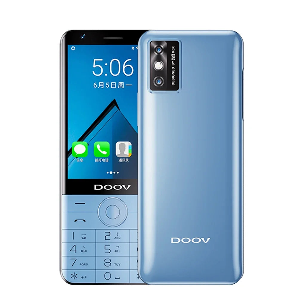 UNIWA DOOV R17 Pro Smart Mobile Phone Touch Screen 4G Whatsapp Android 13 Keypad Phones 3.54" 4GB 64GB 2300mAh Hebrew keyboard