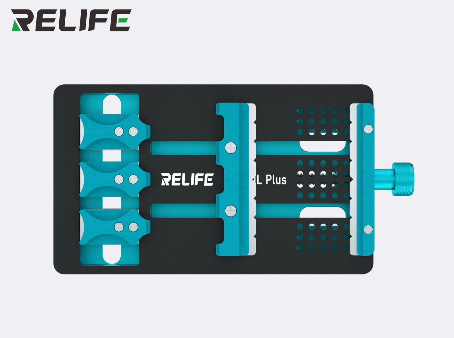 RELIFE RL-601L PLUS Universal Double-slot Motherboard Fixture Phone IC Chip BGA PCB Motherboard Jig Board Holder Repair Tools