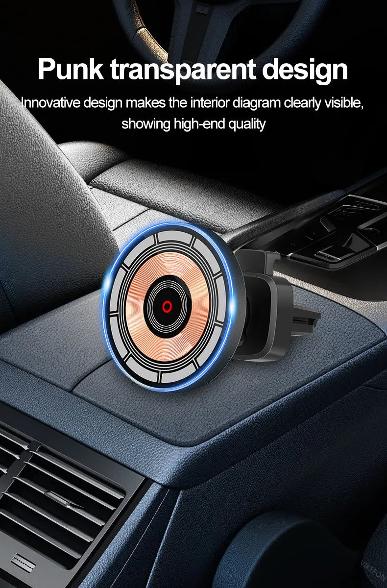 30W Magnetic Car Wireless Charger Air Vent Car Phone Holder for iPhone 14 13 12 Pro Max Car Chargers Mount Fast Charging Station