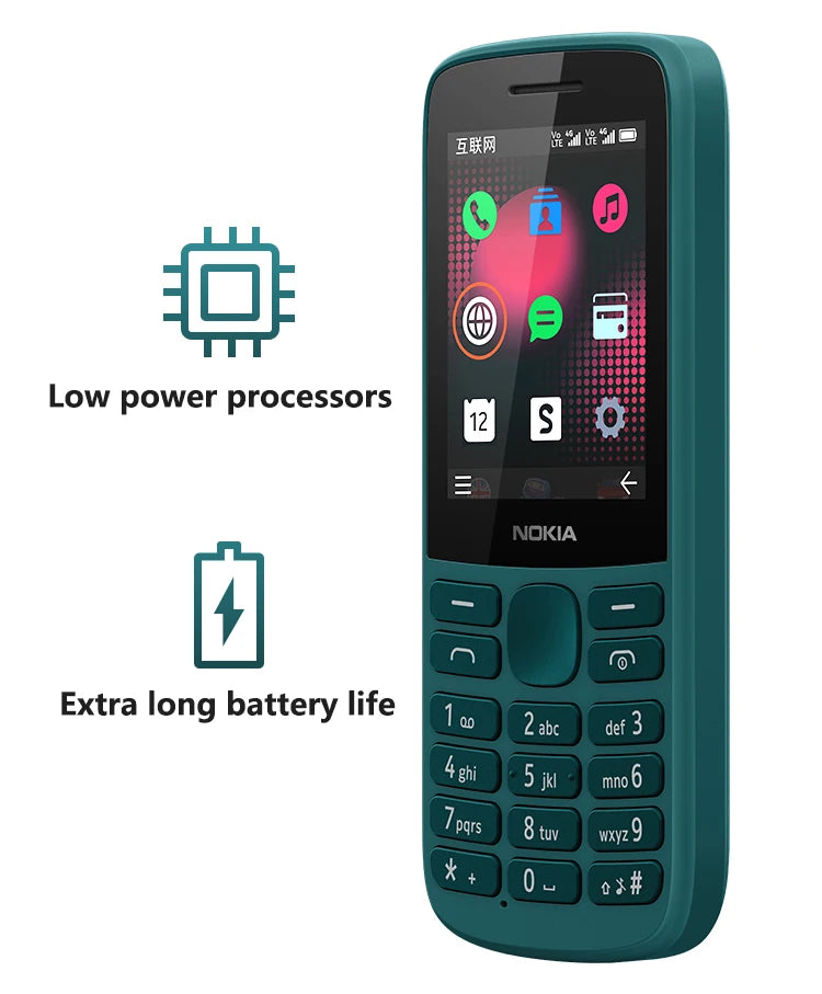 Nokia 215 4G Mobile Phone Dual SIM Cards FM Radio 1150mAh Standby Time Feature Phone with Hebrew Keyboard New And Original 100%