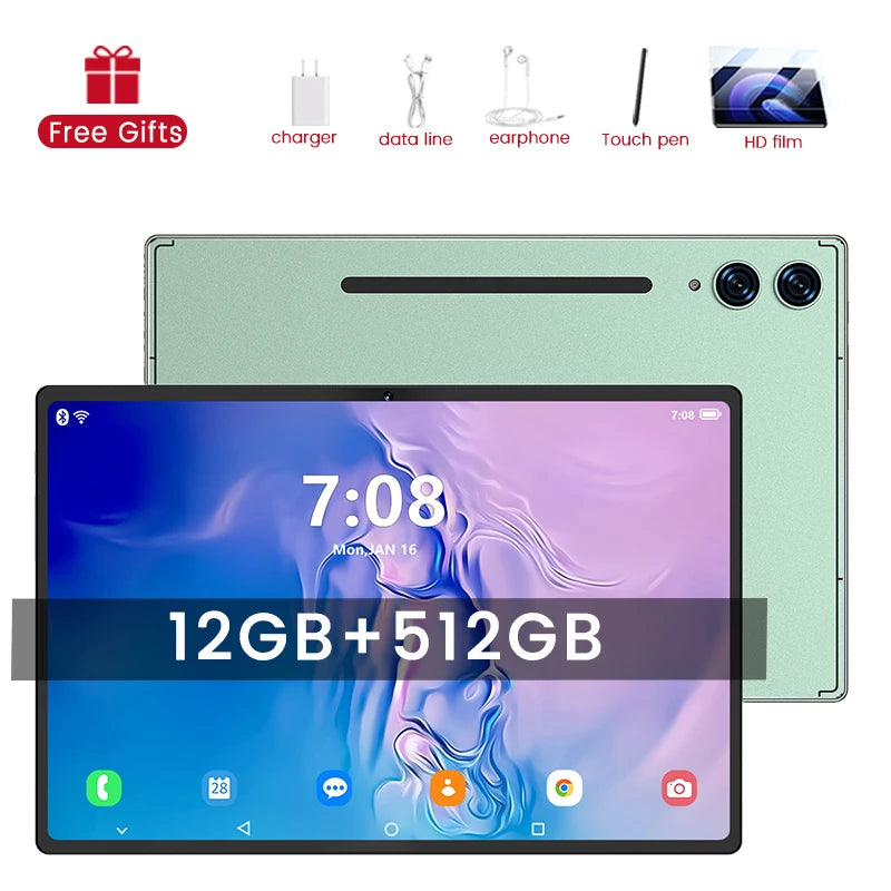 NEW Xioami Tablet Pad 9 Pro Android 15 22GB+2TB 10.1 inch Tablet PC 5G Dual SIM Card Global Version Tab 10000mAh Google Tablette