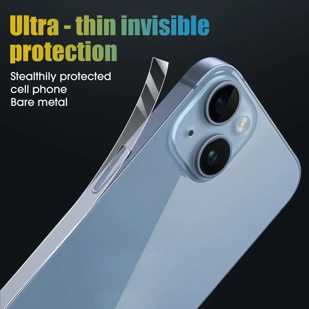 16PM Side Hydrogel Film For iPhone 16 15 Pro Max Plus 16Plus 14 Plus 13 12 ProMax Frame Protective Border Frame Screen Protector