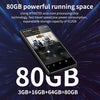 80GB MP3 player for Android with Bluetooth and WiFi, 4.0-inch full touch screen Built-in speakers, browser support