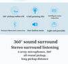 Conference Microphone USB Speakerphone Omnidirectional Computer 6 Mic 360° Voice Pickup Video Online Course Speakers Desktop