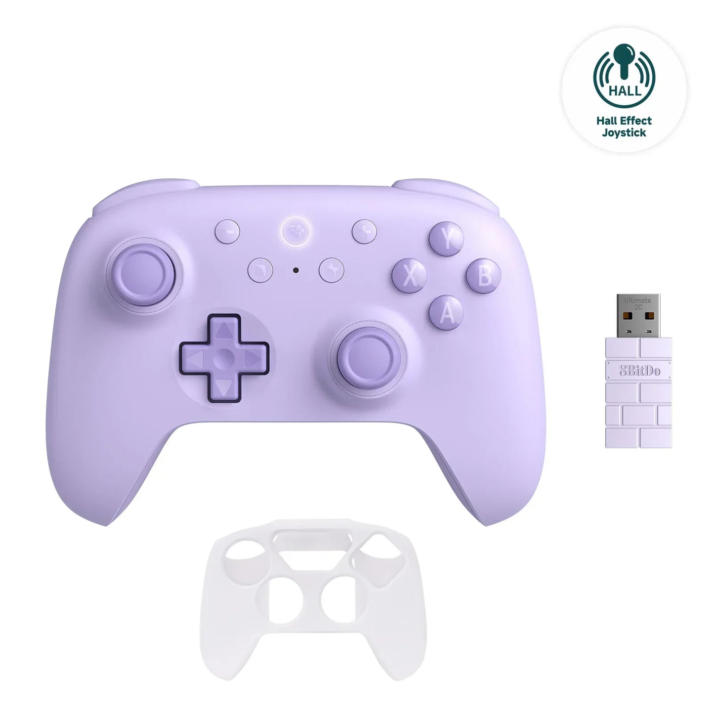 8BitDo New Ultimate 2C Wireless Gaming Controller for PC, Windows 10, 11, Steam Deck, Raspberry Pi, Android Gamepad Accessories