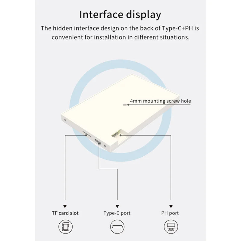 5 Inch IPS Type-C Secondary Screen Dynamic 800x480 LCD Display CPU GPU RAM HDD Monitoring Freely AIDA64 with Aluminum Case