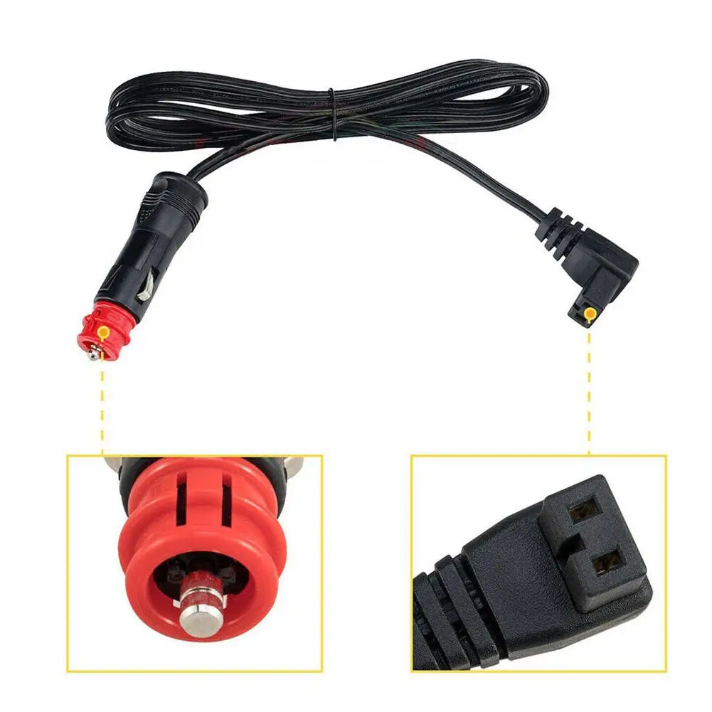 DC Cable Connector 2M 12V  Mini Fridge Connection Lead Wire Plug for WAECO Compressor Refrigerators