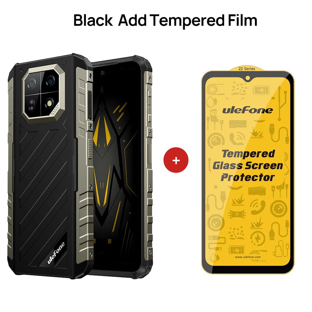 Ulefone Armor 22 Android 13,16GB (8+8GB RAM ),128GB/256GB ROM, 6.58" 120Hz ,6600mAh 33W,NFC,64MP Night Camera, Global Version