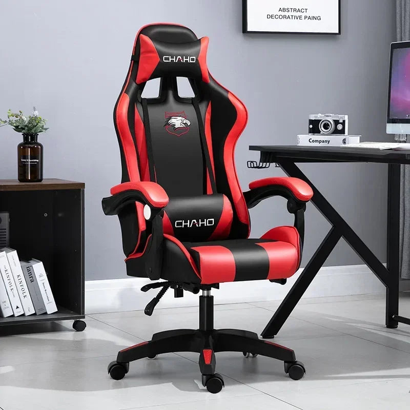 WCG Gaming Chair Office Latex Cushion Bluetooth Computer Chair High-quality BOSS Chair Leather LOL Internet Anchor