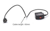 XCGaoon 24Hours 5V 3A USB Car Charge Cable OBD Hardwire Kit With Switch 0.5meter Wire For Dash Cam Camcorder Vehicle DVR