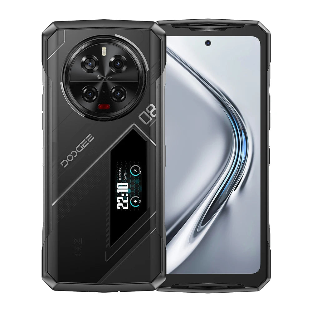 DOOGEE V40 Pro 5G Rugged Phone 6.78" 16GB+512GB Gaming Phones Dimensity 7300 200MP AI Camera 8680mAh Android 14