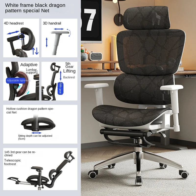 OLEVO Ergonomic Chair Lumbar Computer Chair Home Comfort Sedentary Gaming Chair Reclining Office Chair For Desk chair news