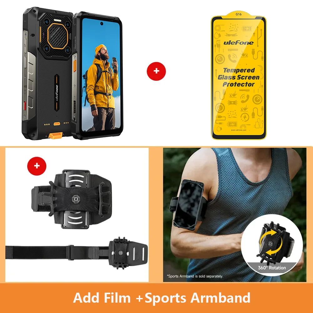 【New】Ulefone Armor 26 Ultra 5G Rugged Waterproof Smartphone 120W 15600mAh 200MP+64MP Smartphone Up to 24GB+512GB NFC