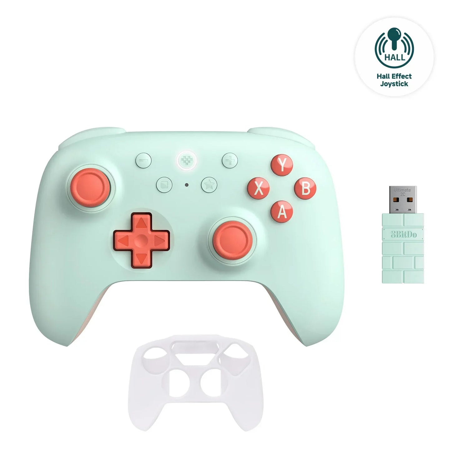 8BitDo New Ultimate 2C Wireless Gaming Controller for PC, Windows 10, 11, Steam Deck, Raspberry Pi, Android Gamepad Accessories