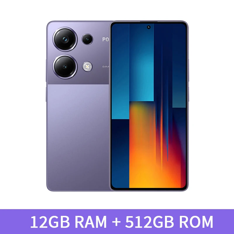 Global Version POCO M6 Pro 256GB/512GB Smartphone 120Hz AMOLED Display 64MP Triple Camera 67W Turbo Charging MTK Helio G99-Ultra