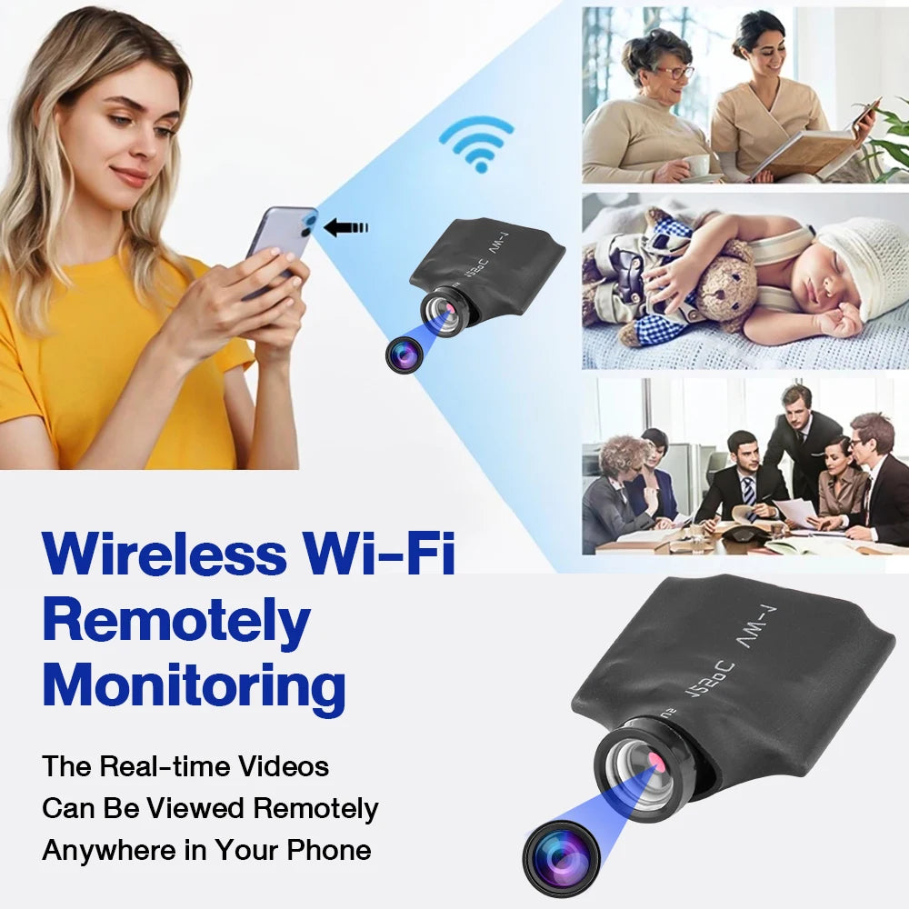 1080P High-Definition Wireless WIFI IP Mini Camera DIY Button Design Module Motion DVR Video Recorder Home Security P2P Camera