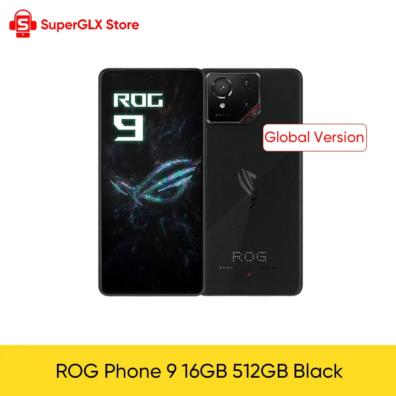 ROG Phone 9 & 9 Pro 5G Gaming Phone Snapdragon 8 Elite 6.78'' 185Hz E-Sports LTPO Display 50MP LYT 700 Camera 65W Fast Charging