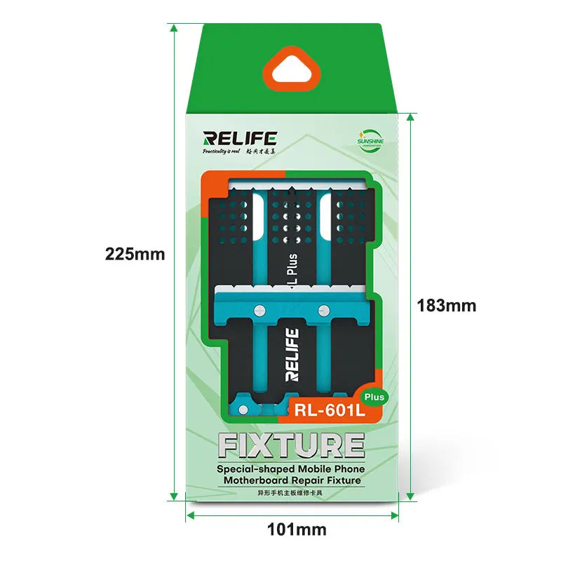 RELIFE RL-601L PLUS Universal Double-slot Motherboard Fixture Phone IC Chip BGA PCB Motherboard Jig Board Holder Repair Tools