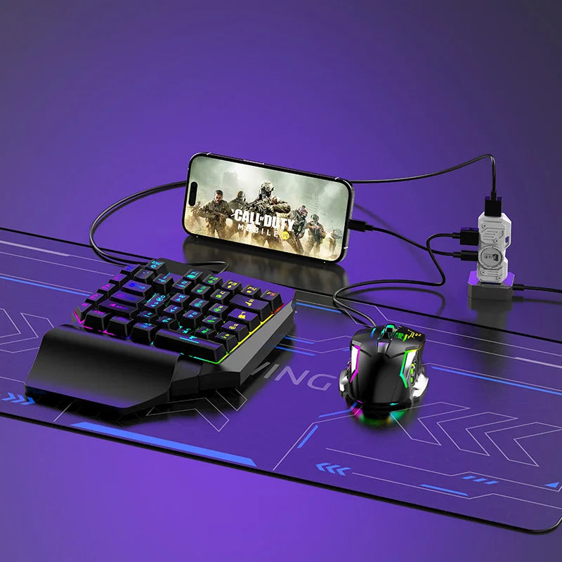 Gamwing M9 Mobile Game Keyboard & Mouse Controller Converter Adapter for Native Games Call of Duty for Android & iOS