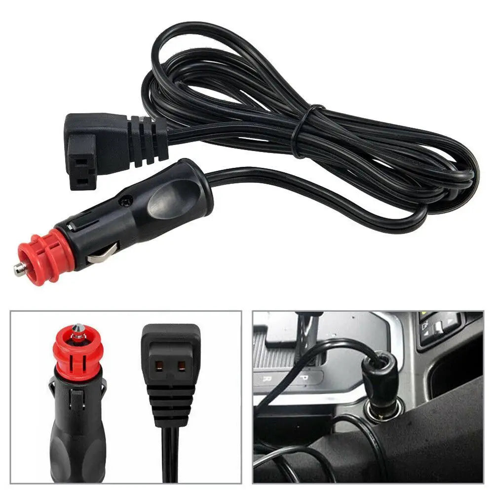 2m Car Fridge Cigarette Cable Cooler Charging Replacement Line 12A For Car Refrigerator Warmer Extension Power Cable