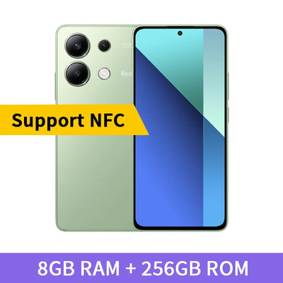 Global Version Xiaomi Redmi Note 13 4G Smartphone 108MP Triple Camera 120Hz AMOLED 33W Fast Charging Snapdragon 685 Octa Core