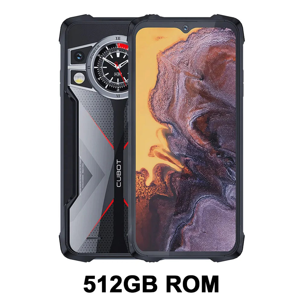 Cubot King Kong 9, 120Hz 6.583“ Screen, Helio G99, IP69K Waterproof Rugged, 24GB RAM (12GB+12GB), 256GB ROM, 100MP Camera, NFC