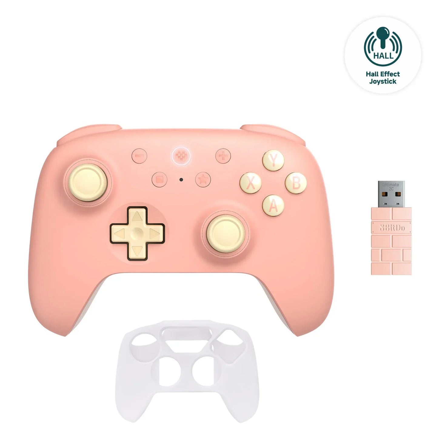 8BitDo New Ultimate 2C Wireless Gaming Controller for PC, Windows 10, 11, Steam Deck, Raspberry Pi, Android Gamepad Accessories