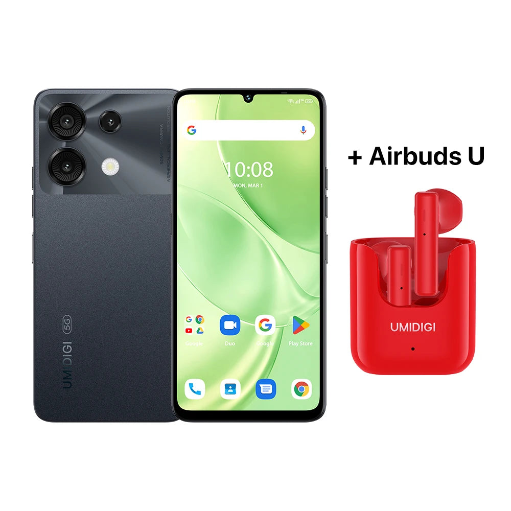 UMIDIGI G9 5G Smartphone 5G Android 14 8-Core 6+6GB 128GB 6.75” 90Hz HD+ 50MP 5000mAh 18W Charging 5G cellphone