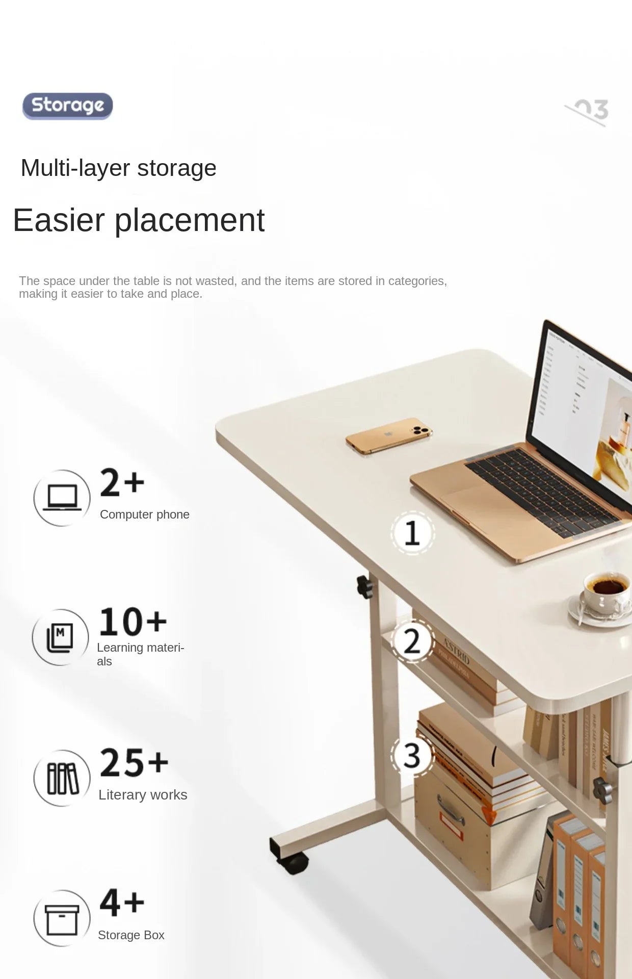 Simple and Practical Home Office Computer Desk for Work and Study Lightweight and Sturdy Computer Desk for Home and Office Use