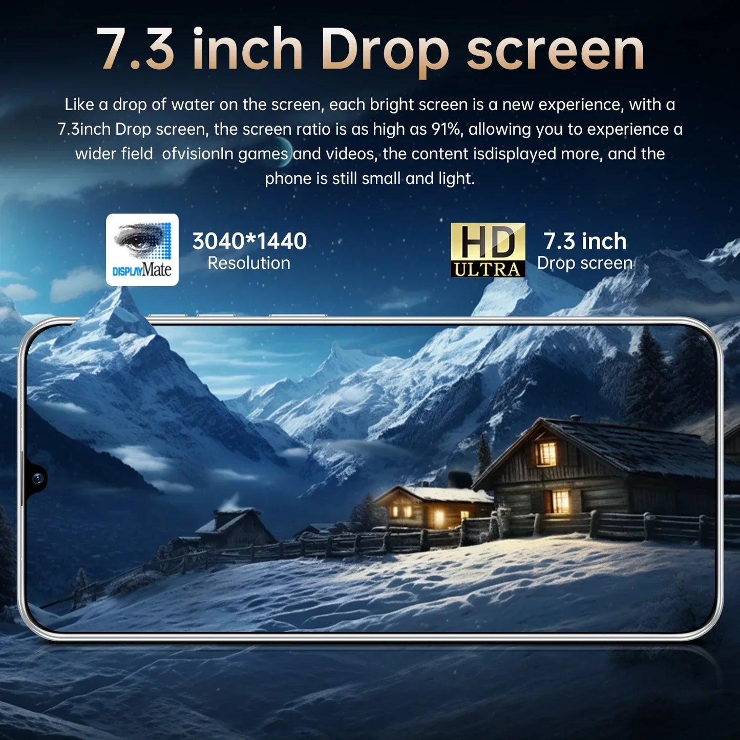 Global Version Pova 6 Pro Smartphone 22GB+2TB 7.3 inch 8000mAh 4G 5G Dual SIM Cellphone 108MP Cam 10 Core Chip Super Game Phones