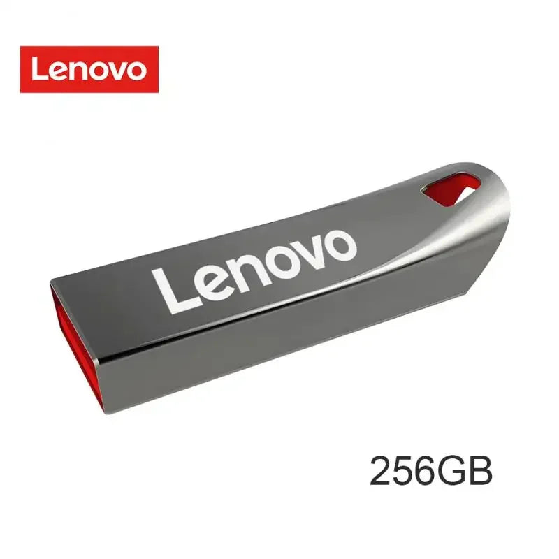 Lenovo 3.0 Pen Drive Metal High Speed Flash Drive 2TB1TB 512GB USB Memory Stick Pen Drive 128GB Suitable for PC/Laptop/PS4 Contr