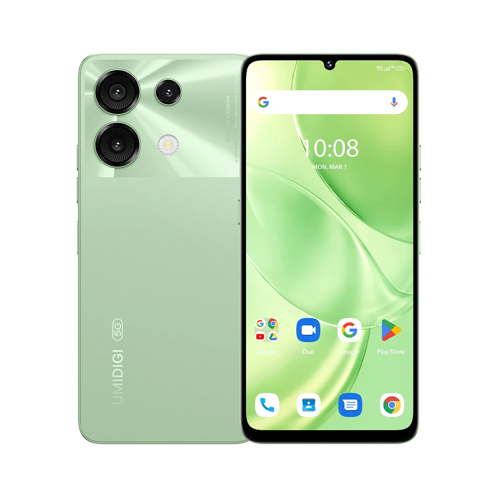 UMIDIGI G9 5G Smartphone 5G Android 14 8-Core 6+6GB 128GB 6.75” 90Hz HD+ 50MP 5000mAh 18W Charging 5G cellphone