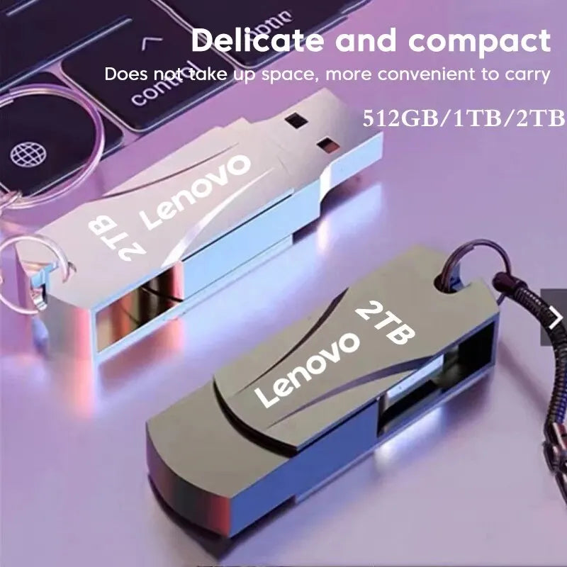 Lenovo USB 3.0 16TB Cle USB Flash Drive High Speed 8T Pen Drive Waterproof Pen Drive USB Memory Computer Accessories for Ps4/p