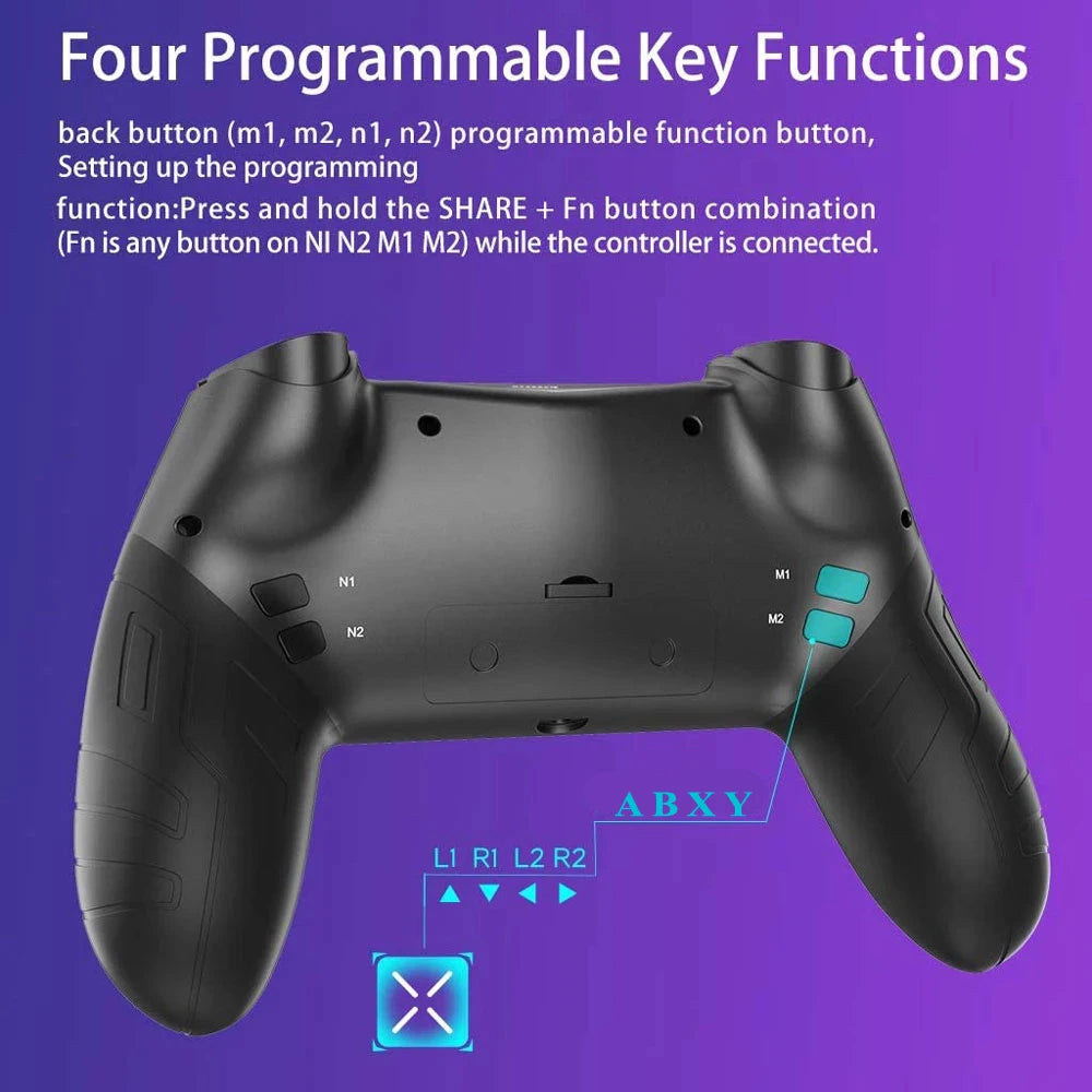 Controller For PS4 PS3 PS Playstation 4 3 PC Control Wireless Bluetooth Mobile Android TV Gamepad Gaming Game Pad Joystick Phone