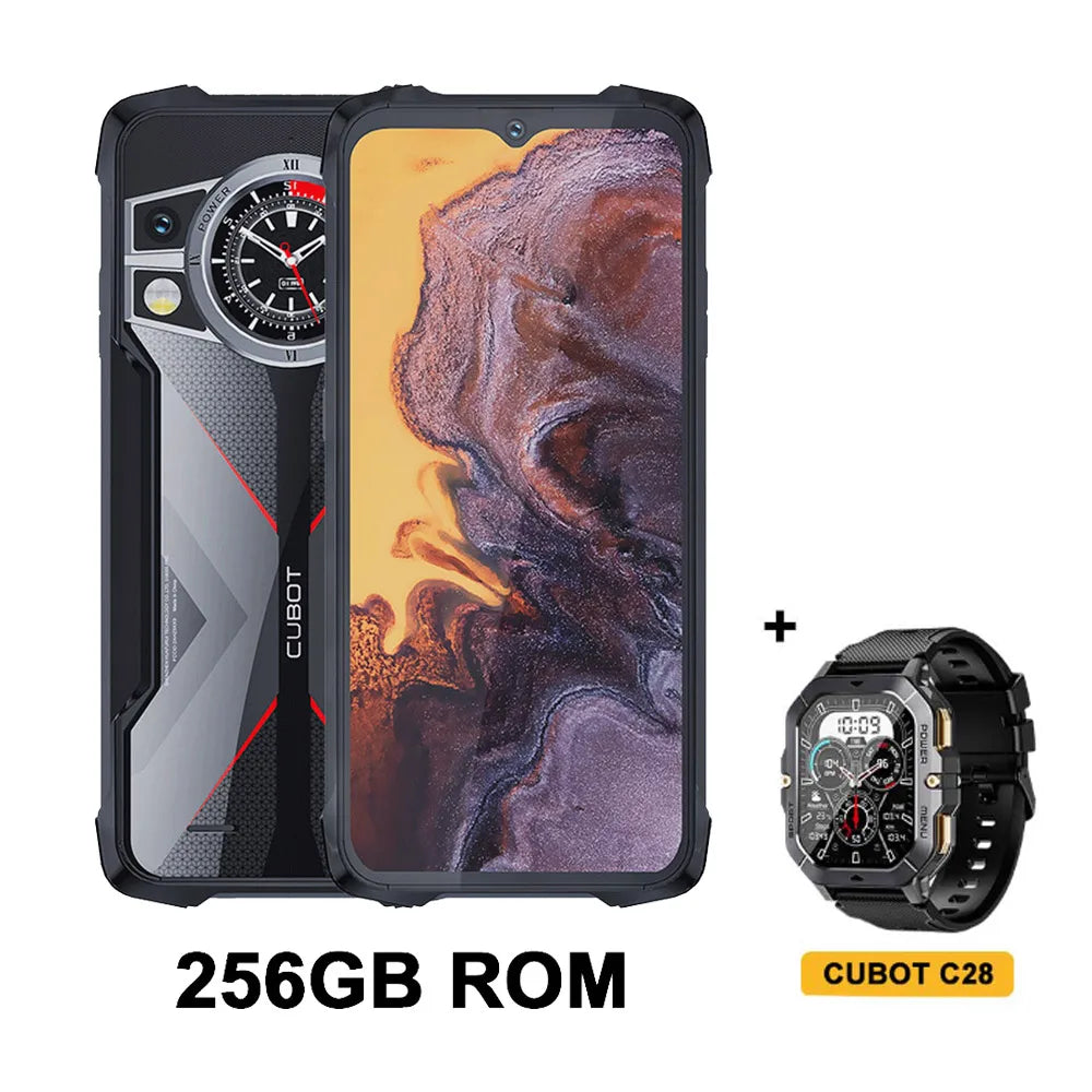 Cubot King Kong 9, 120Hz 6.583“ Screen, Helio G99, IP69K Waterproof Rugged, 24GB RAM (12GB+12GB), 256GB ROM, 100MP Camera, NFC