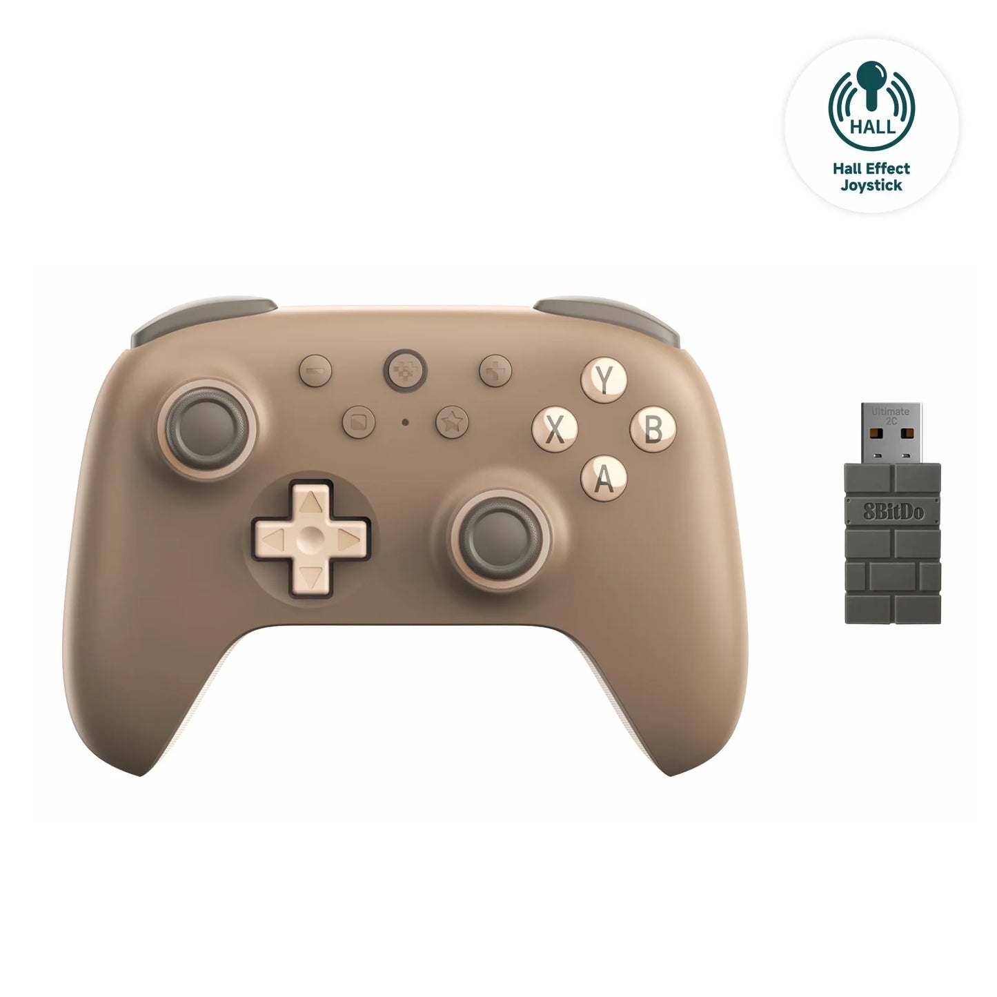 8BitDo New Ultimate 2C Wireless Gaming Controller for PC, Windows 10, 11, Steam Deck, Raspberry Pi, Android Gamepad Accessories