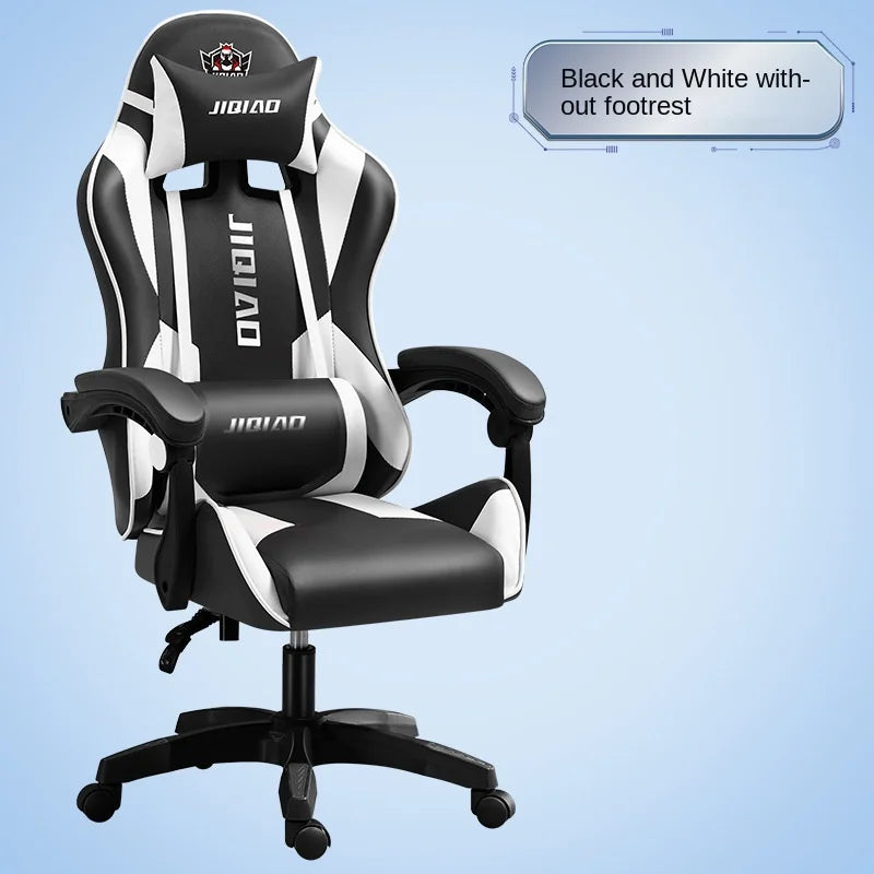 Warming Modern Minimalist Home Gaming Chair With Footrest Internet Cafe Computer Chair Reclining Live Streaming Rotating Chair