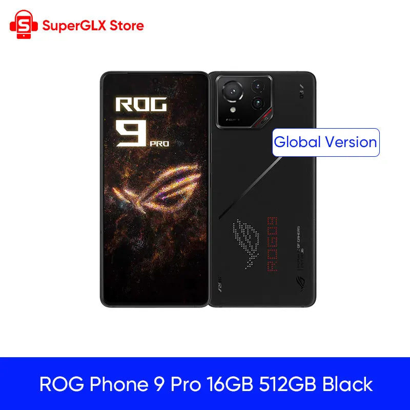 ROG Phone 9 & 9 Pro 5G Gaming Phone Snapdragon 8 Elite 6.78'' 185Hz E-Sports LTPO Display 50MP LYT 700 Camera 65W Fast Charging