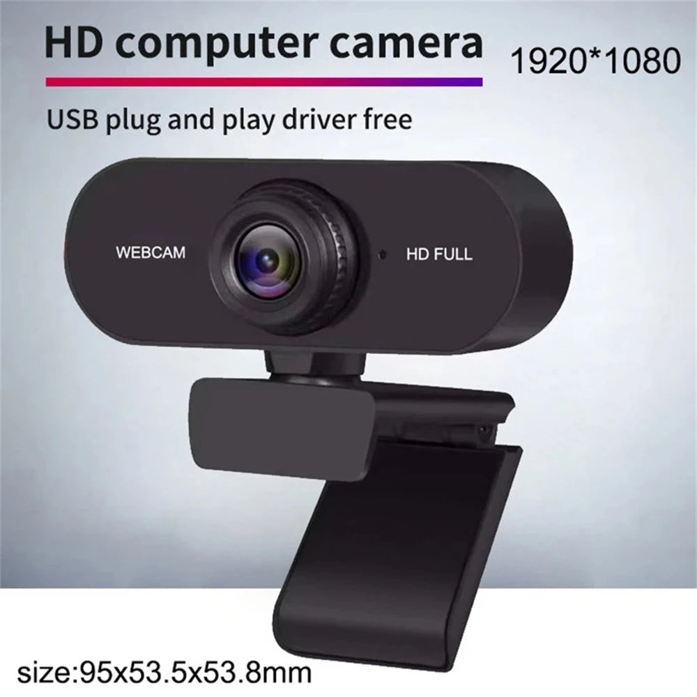 2K 1080P 720P 480P HD Webcam For Desktop Laptop Computer Mini USB Web Camera With Microphones Web Cam Cover For YouTube Skype