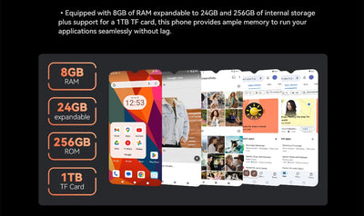 Cubot KingKong ACE 3, smartphone android 14, 24GB RAM(8GB+16GB), 256GB ROM, 90Hz Screen,Dual Screen, 100MP Camera, Add to Cart