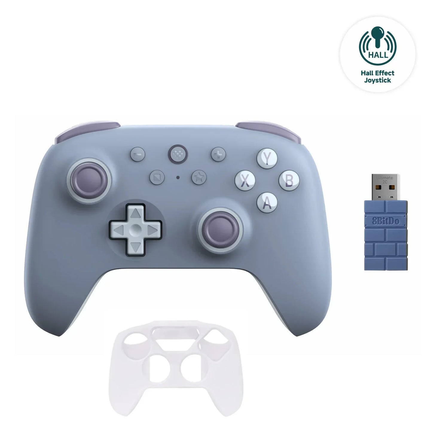 8BitDo New Ultimate 2C Wireless Gaming Controller for PC, Windows 10, 11, Steam Deck, Raspberry Pi, Android Gamepad Accessories