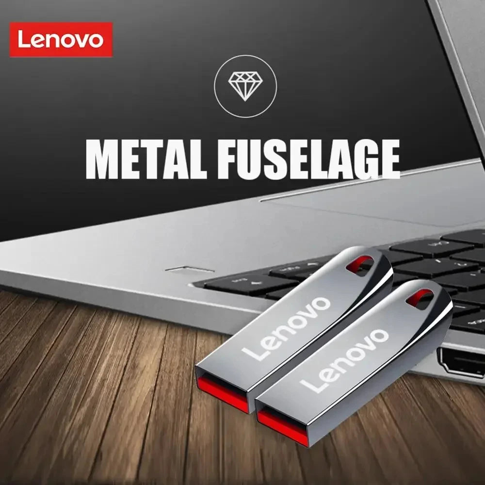 Lenovo 2TB USB 3.0 Metal Flash Drives High Speed Pendrive 1TB 512GB 256GB Portable Usb Drive Waterproof Memoria Usb Flash Disk