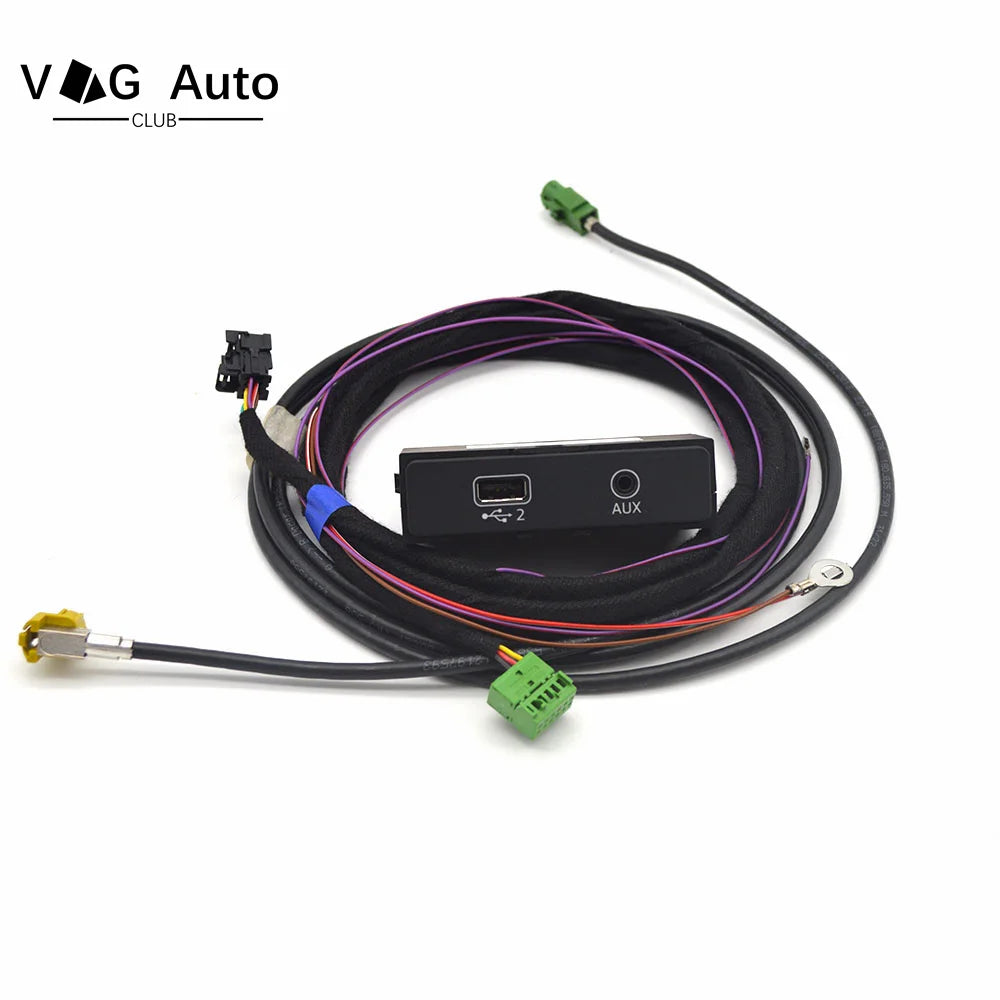 8W0 035 708 For Audi A4B9  A5 Q5FY External Interface  Carplay Switch Audio Source Interface USB AUX-IN 8W0035708